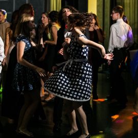 Tanečná momentka zo stužkovej slávnosti v Poprade